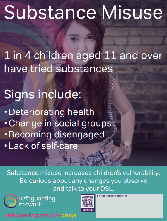 Substance misuse poster image