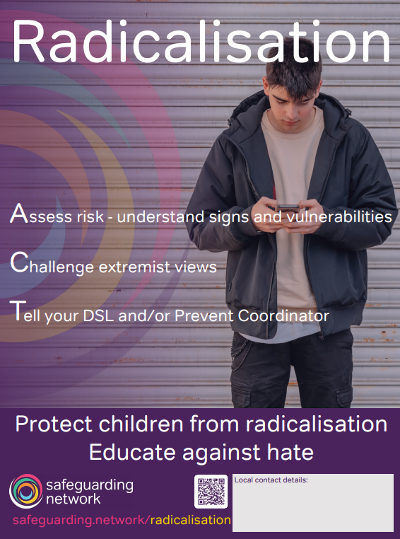 Radicalisation poster image